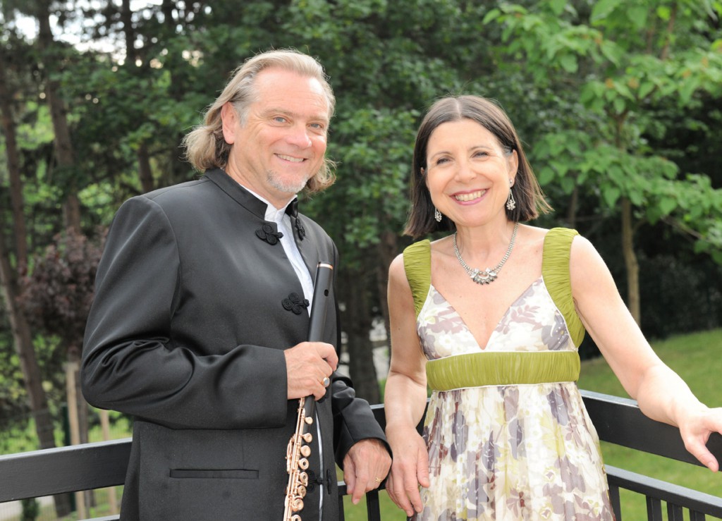 Patrick Gallois, flutist  and Maria Prinz, pianist