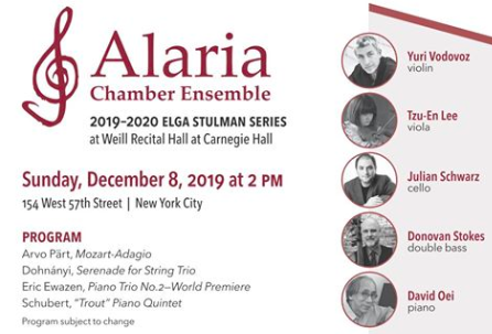 Alaria Chamber Ensemble in Review