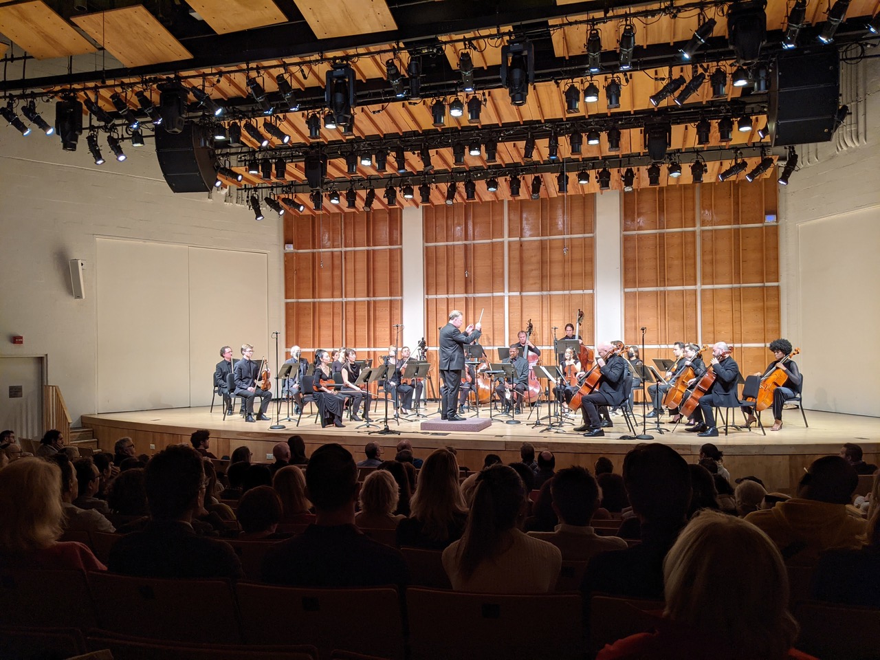 The Strings of Modus Operandi Orchestra in Review